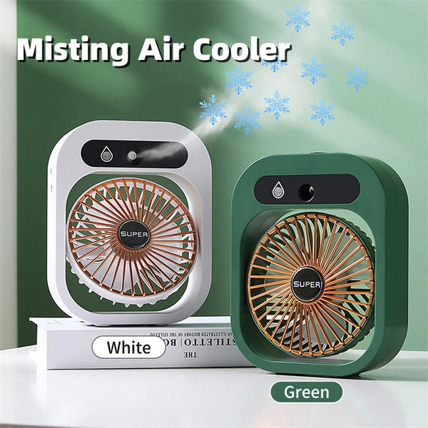 Desk Fan with Mist Spray